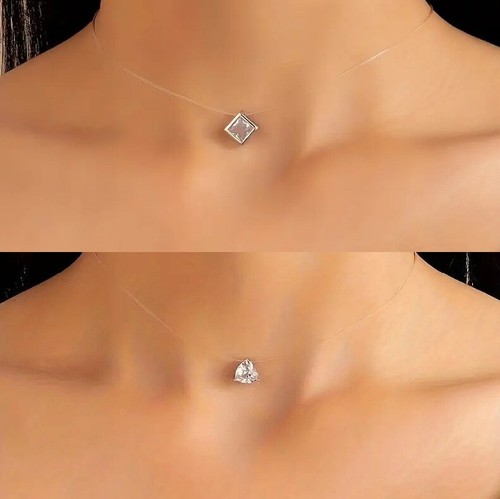 Halskette choker unsichtbare - halskette,