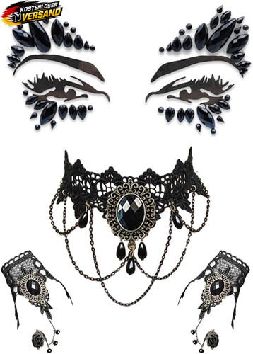 Gothic schmuck set - set, aus