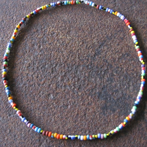 Choker rocailles bunt herren - choker,