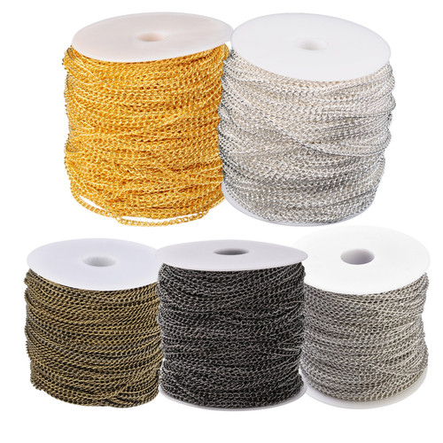 Gliederkette 8mm meterware - gliederkette, 0,8mm