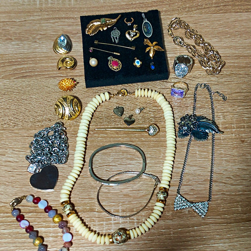 Modeschmuck konvolut gemischt - konvolut,
