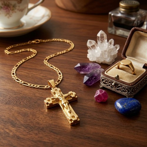 18k figaro kette vergoldet - kette,