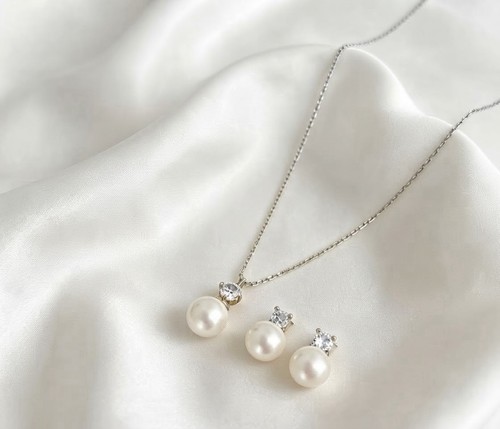 Perlen schmuckset damen - perlen,