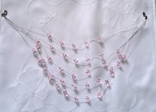 Schöne damen halskette rosa - schöne,