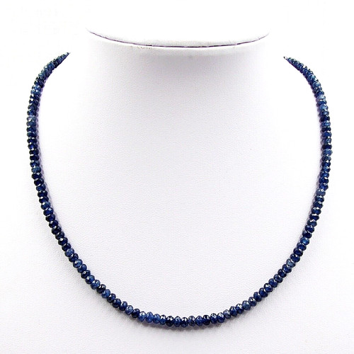 Saphir halskette kette - halskette,