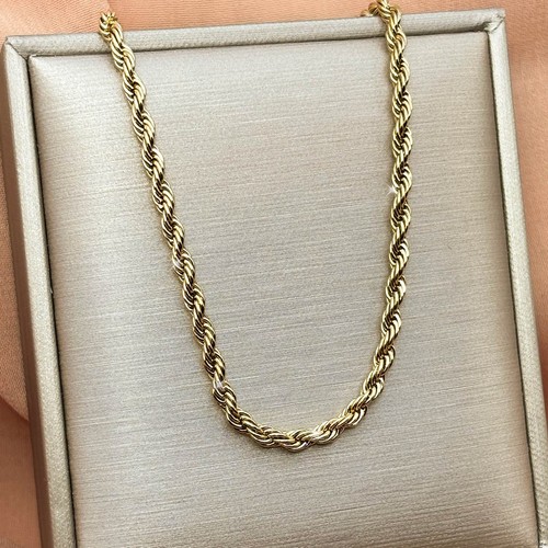Edelstahl halskette gold farbe - halskette,