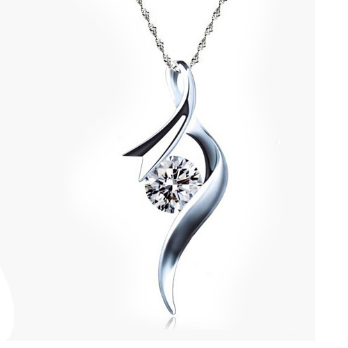 Damen halskette zirkon - halskette,