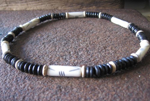 Choker surfer halskette kokos - halskette,