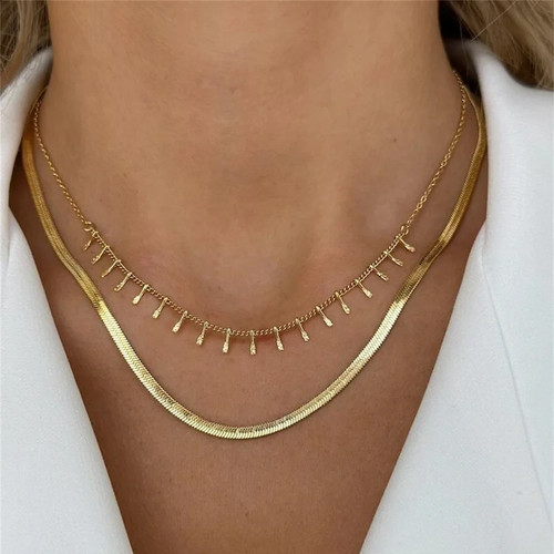 Doppelreiher goldkette - doppelreiher,