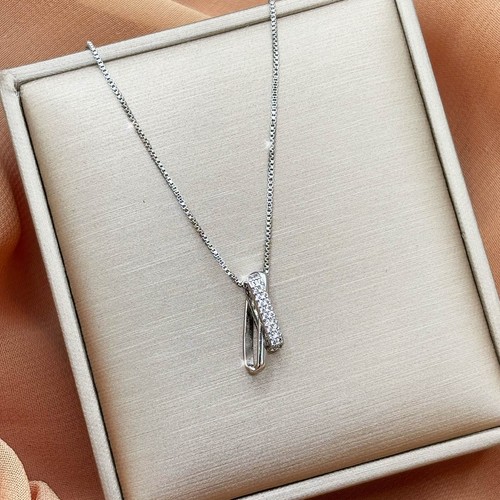 Damen halskette zirkon - halskette,